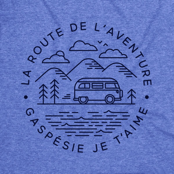 Visuel La route de l'aventure de la collection Gaspésie Je t'aime