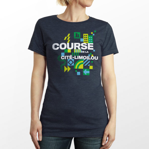 T-shirt Course Cité-Limoilou 2024 - Femme