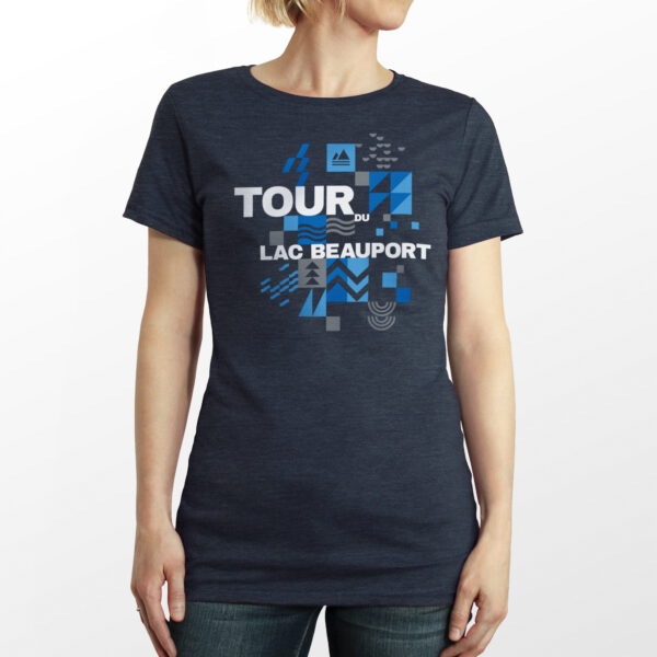 T-shirt Tour du Lac Beauport 2024 - Femme