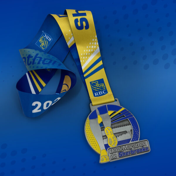 Médaille événement sportif Marathon de Sherbrooke