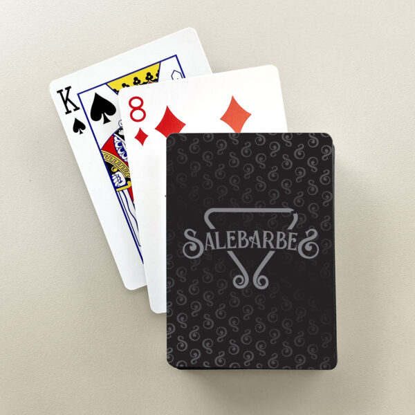 Jeux de cartes promotionnel pour le groupe de musique Salebarbes