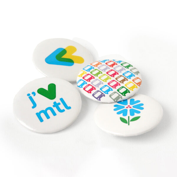 Macarons promotionnels pour la STM