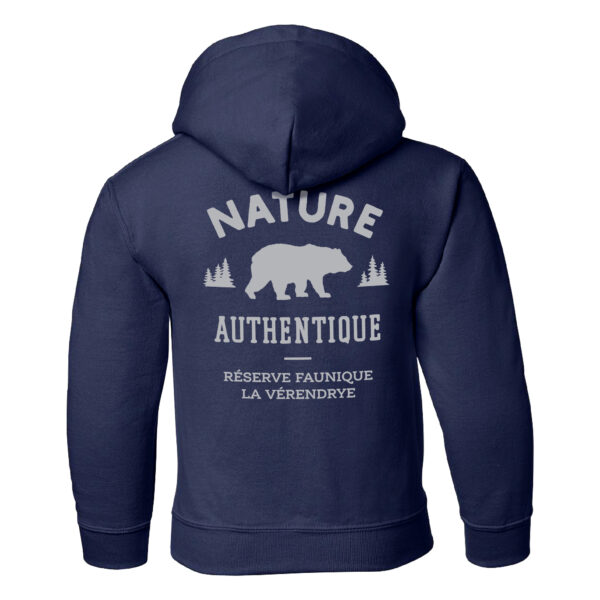 Hoodie junior réalisé pour la Sépaq