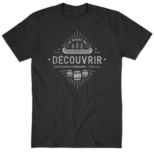 T-shirt en coton pour adulte aux couleurs de la Distillerie Stadaconé